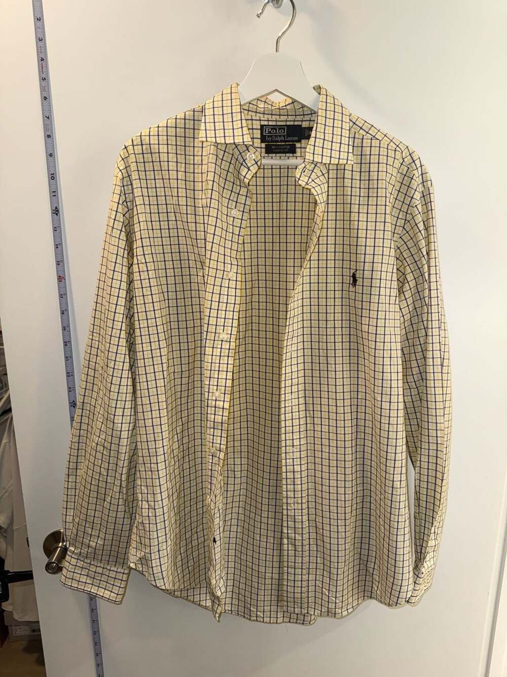 Vontage 90s Polo Ralph Lauren Westerton Classic Fit Plaid Button Down Shirt Size